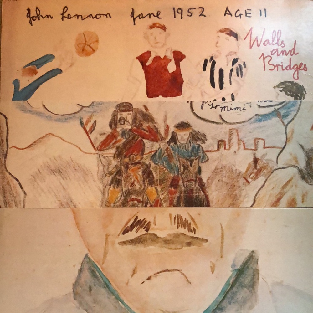 John Lennon Walls And Bridges Vinyl Lp '74
